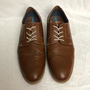 St. John’s Bay Men SJB Slater Oxford Shoes Size 10 Brown Casual Office Academia